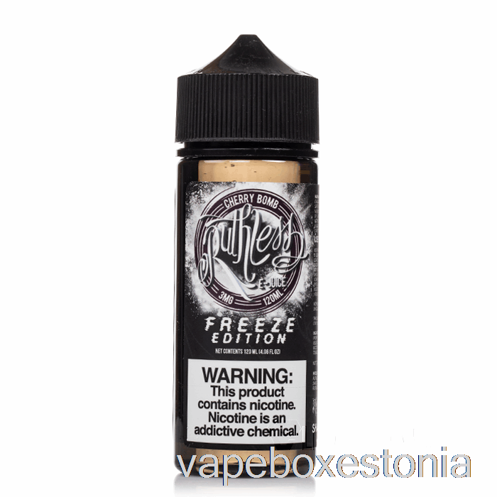 Vape Box Estonia Cherry Bomb - Freeze Edition - Halastamatu Aur - 120ml 0mg